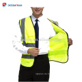 2017 heißer Verkauf Executive Weste Hohe Sichtbarkeit WaistCoat Two Tone Reflektierende Sicherheit Große Tasche